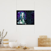ルナムーンリリーゴシックミカイェリナ妖精の詩のポスター ポスター (キッチン)
