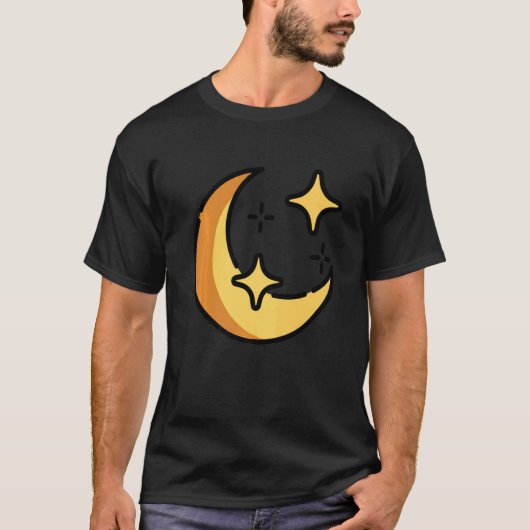 ルナムーン顔タロット占星術 Tシャツ (正面)