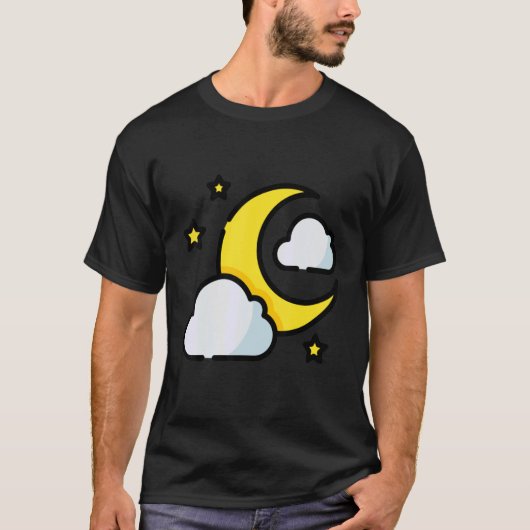 ルナムーン顔タロット占星術 Tシャツ (正面)
