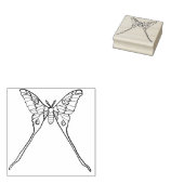 ルナモスイエローオレンジウィッチー魔法の昆虫 ラバースタンプ (押印)