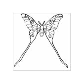 ルナモスイエローオレンジウィッチー魔法の昆虫 ラバースタンプ (インプリント)