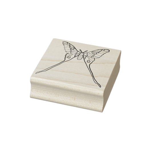 ルナモスイエローオレンジウィッチー魔法の昆虫 ラバースタンプ (スタンプ)