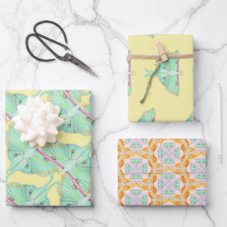 ルナモスオンイエロ ラッピングペーパーシート