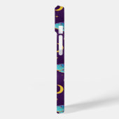 ルナモスシチュアルムーン&スターズパープル Case-Mate iPhoneケース (裏面 / 左)