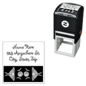 ルナモストリプルムーン名前をカスタムする セルフインキングスタンプ (インサイチュ)