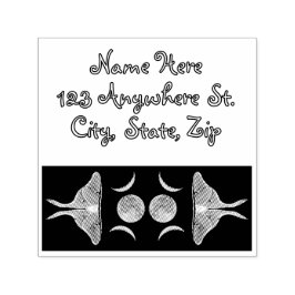 ルナモストリプルムーン名前をカスタムする セルフインキングスタンプ