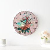 ルナモスブーケ ラージ壁時計 (ホーム)