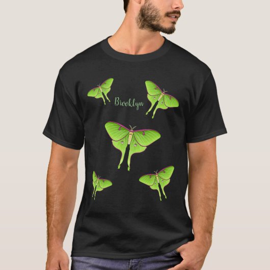 ルナモスマンガイラストレーション Tシャツ (正面)
