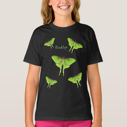 ルナモスマンガイラストレーション Tシャツ (正面)
