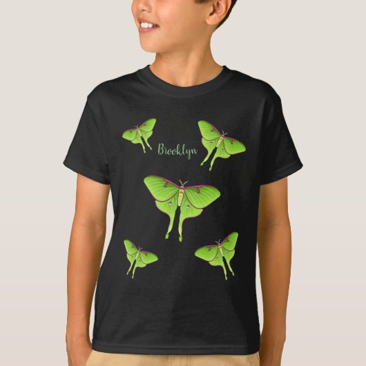 ルナモスマンガイラストレーション Tシャツ (正面)