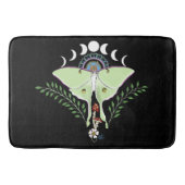 ルナモスムーンフェイズブラック バスマット (正面)