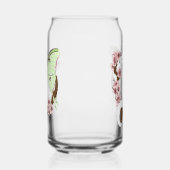 ルナモスムーンホワイトキャットグリーン ガラス缶 (左)