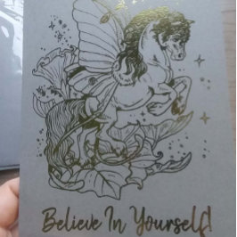 ルナモス翼フェアリー馬 箔カード