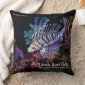 ルナライオンの魚、プテロイスのルヌラータ。 クッション (ブランケット)