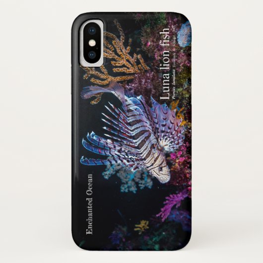 ルナライオンの魚、プテロイスのルヌラータ。 Case-Mate iPhoneケース (裏面)