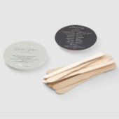 ルナリアエレガント結婚式 プログラムハンドファン ハンドファン (組立なし)