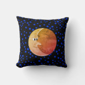 ルナヴィンテージムーンアンドスターズスケッチ クッション (正面)