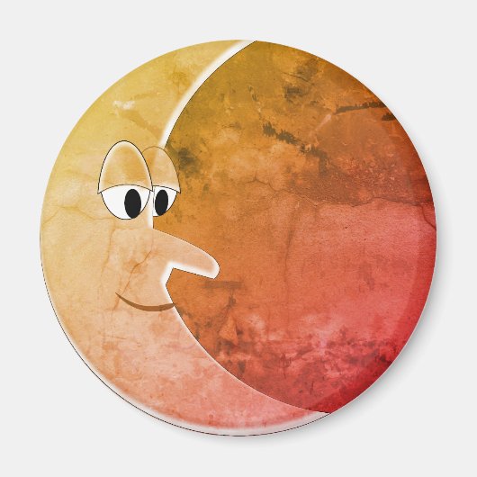 ルナヴィンテージムーンスケッチ マグネット (正面)