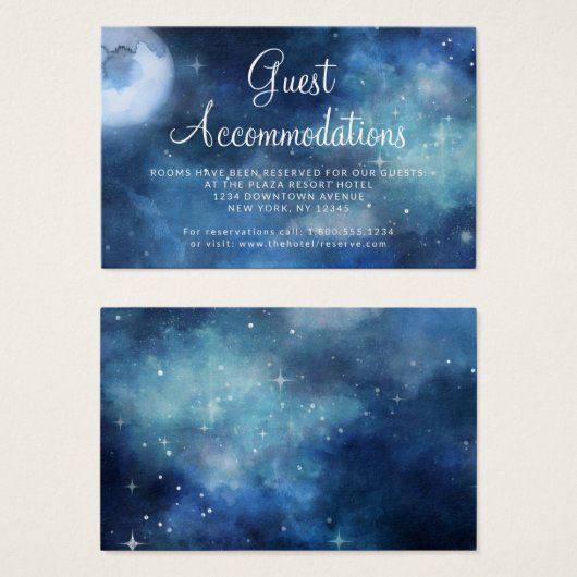 ルナースカイムーンゲスト宿泊施設結婚ズ (正面&裏面)