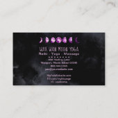 *~*ルナーワックスWanフルバイオレットパープルムーンフェーズ 名刺 (裏面)