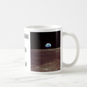 ルナ上のEARTHRISE! コーヒーマグカップ