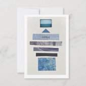 ルナ文房具 招待状 (正面)