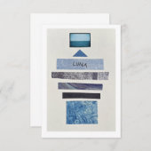 ルナ文房具 招待状 (正面/裏面)