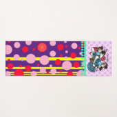 ルナ様用　ストライプ（ピンク） ヨガマット (正面(横))