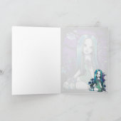 "ルナ"のゴシック様式月のLillyの妖精の芸術カード カード (内部)
