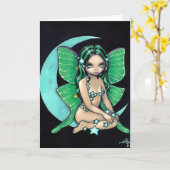 "ルナ"の挨拶状 カード (黄色い花)