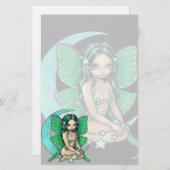 "ルナ"の文房具 便箋 (正面/裏面)