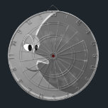 ルナ ダーツボード<br><div class="desc">眠い月。かわいい漫画のキャラクター。オリジナルデザイン。ルナ、ムーン、</div>