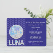 ルナ フルムーン ブルーとパープル スペースギーク 招待状 (スタンド正面)