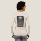 ルナ・ミスティカ: 天上の女神の月 トライブレンドTシャツ (背面全体)