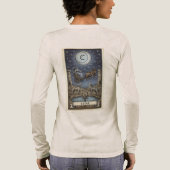 ルナ・ミスティカ: 天上の女神の月 トライブレンドTシャツ (背面)