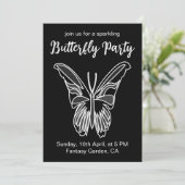 ルナ・モス・バタフライ・パーティー 招待状 (スタンド正面)
