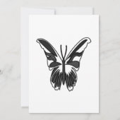 ルナ・モス・バタフライ・パーティー 招待状 (裏面)