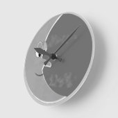 ルナ ラウンド壁時計 (傾斜)