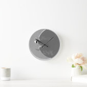 ルナ ラウンド壁時計 (ホーム)