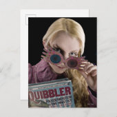 ルナ・ラブグッドが眼鏡越しに覗き込む ポストカード (正面/裏面)