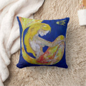 ルナ-人魚のコラージュ クッション (ブランケット)