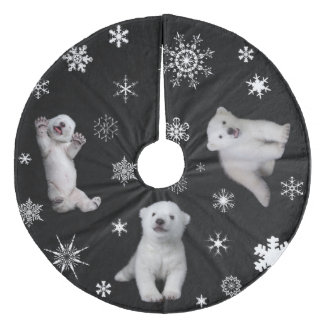 ルナ-白くま フリース ツリースカート