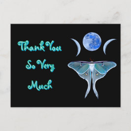 ルナ moth トリプルムーン 感謝 ポストカード