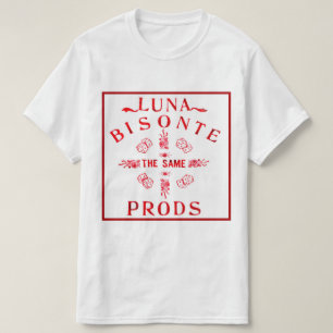 ルナBisonteの突き棒の元のロゴのデザイン Tシャツ