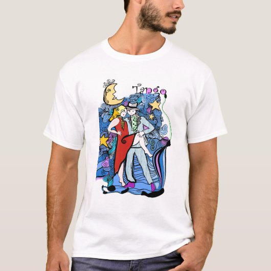ルナde Tango Cartoon Tシャツ (正面)