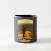 ルニオンキャニオントレイル – ロサンゼルスハイキング ツートーンマグカップ (中央)