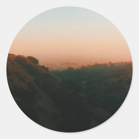 ルニオンキャニオン公園 – サンタモニカ山脈 – LA ラウンドシール (正面)