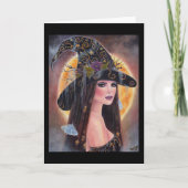 ルネによるフィロメナ・ハロウィーンの不気味な魔女カード カード (正面)