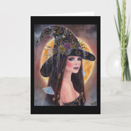 ルネによるフィロメナ・ハロウィーンの不気味な魔女カード カード