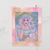 ルネによる愛のバラの金星の女神 ポストカード (正面/裏面)